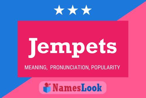 ملصق اسم Jempets