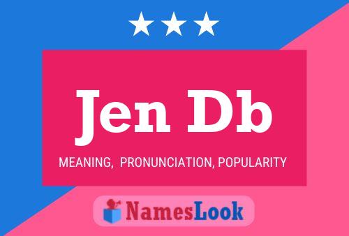 ملصق اسم Jen Db