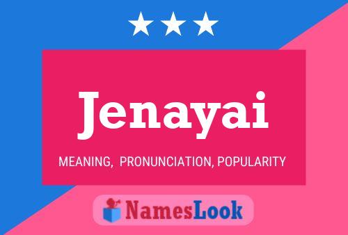 ملصق اسم Jenayai