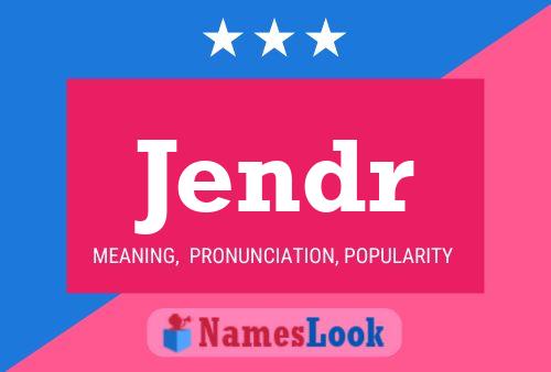 ملصق اسم Jendr