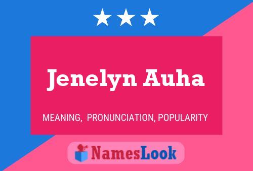 ملصق اسم Jenelyn Auha