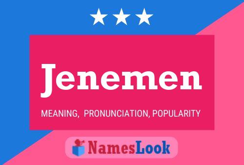 ملصق اسم Jenemen