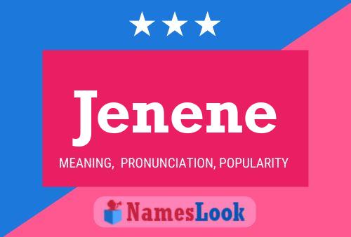 ملصق اسم Jenene