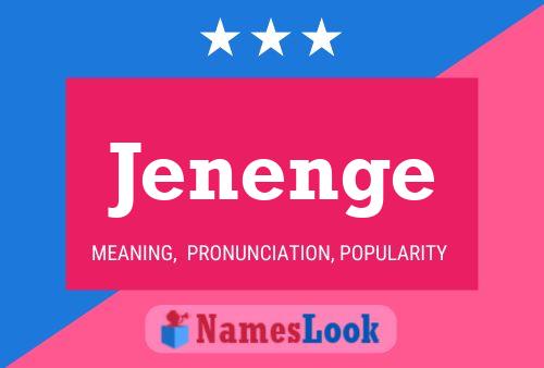 ملصق اسم Jenenge