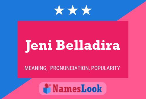 ملصق اسم Jeni Belladira