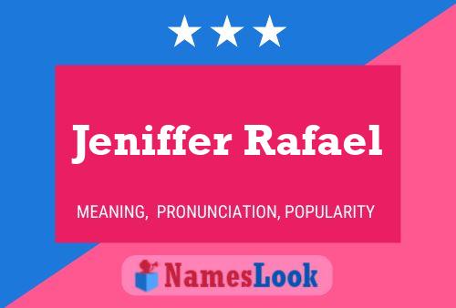 ملصق اسم Jeniffer Rafael