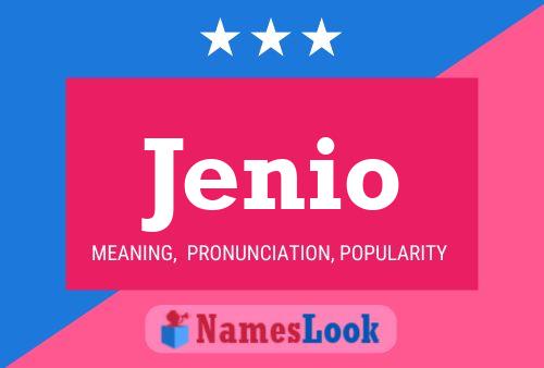 ملصق اسم Jenio