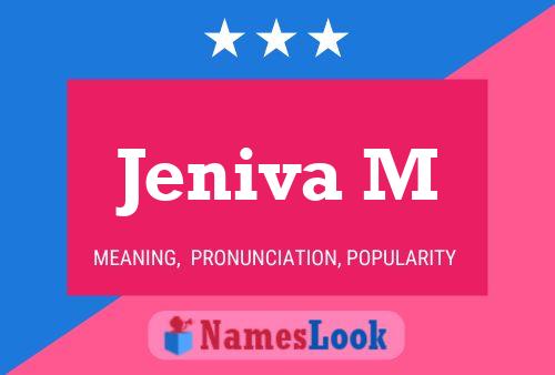 ملصق اسم Jeniva M