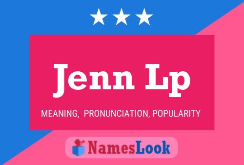 ملصق اسم Jenn Lp