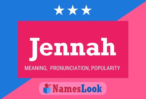 ملصق اسم Jennah