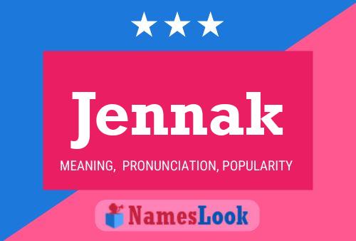 ملصق اسم Jennak