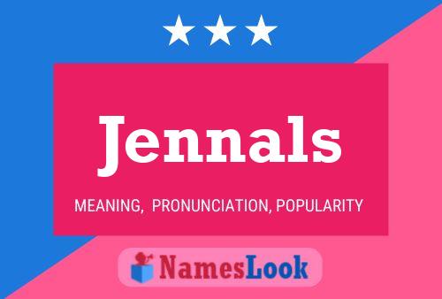 ملصق اسم Jennals