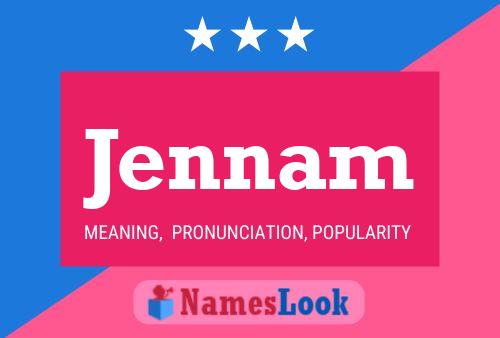 ملصق اسم Jennam