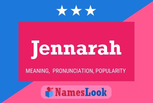 ملصق اسم Jennarah