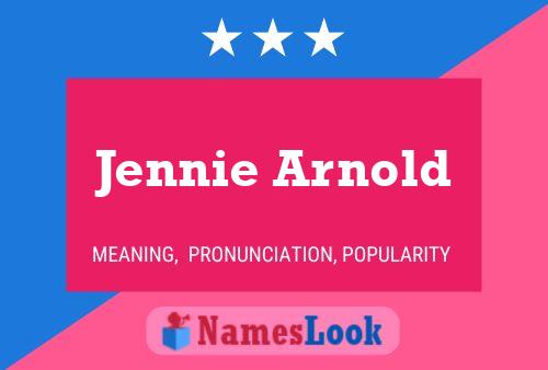 ملصق اسم Jennie Arnold