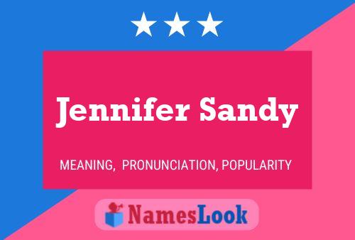 ملصق اسم Jennifer Sandy