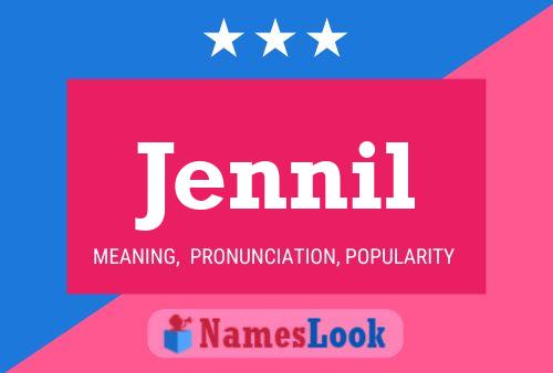 ملصق اسم Jennil