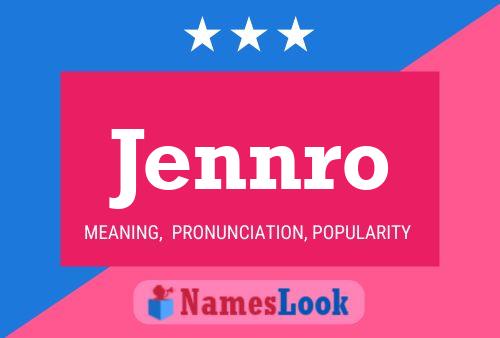 ملصق اسم Jennro