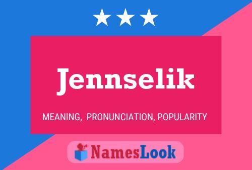 ملصق اسم Jennselik