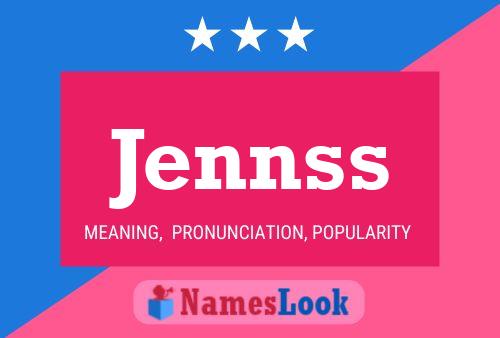 ملصق اسم Jennss