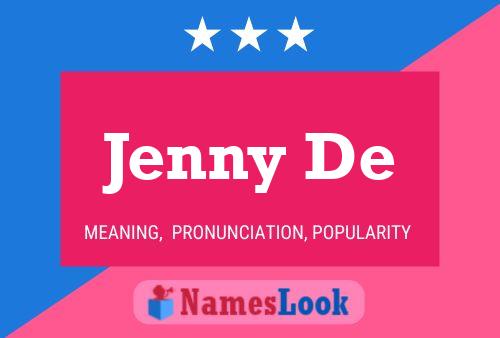 ملصق اسم Jenny De