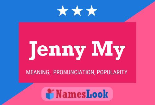 ملصق اسم Jenny My