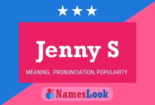 ملصق اسم Jenny S