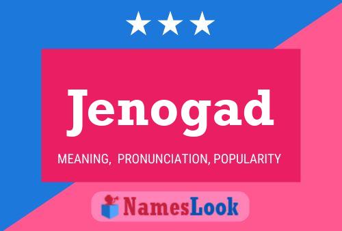 ملصق اسم Jenogad