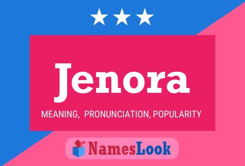 ملصق اسم Jenora