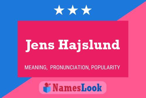 ملصق اسم Jens Hajslund