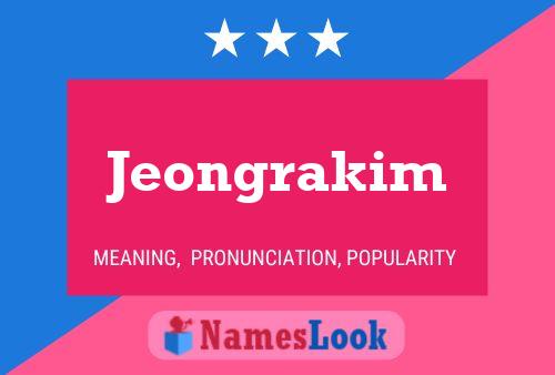 ملصق اسم Jeongrakim