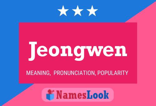 ملصق اسم Jeongwen