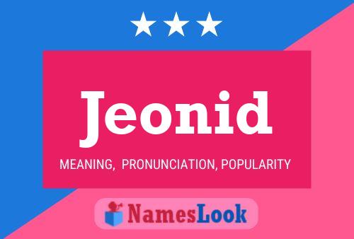 ملصق اسم Jeonid