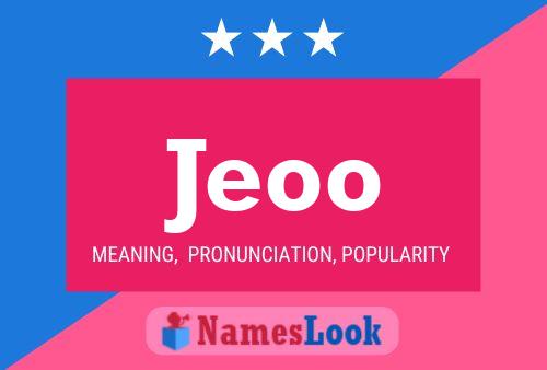 ملصق اسم Jeoo