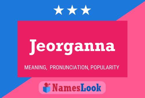 ملصق اسم Jeorganna