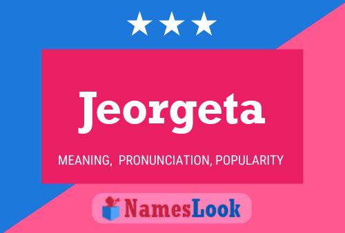 ملصق اسم Jeorgeta