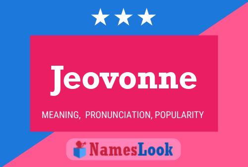 ملصق اسم Jeovonne