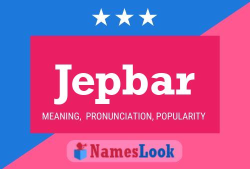 ملصق اسم Jepbar