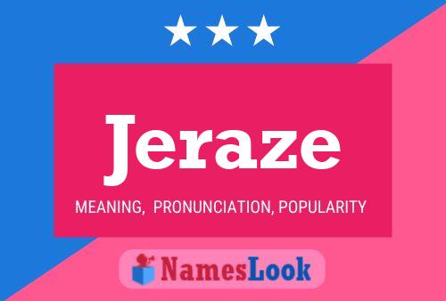 ملصق اسم Jeraze