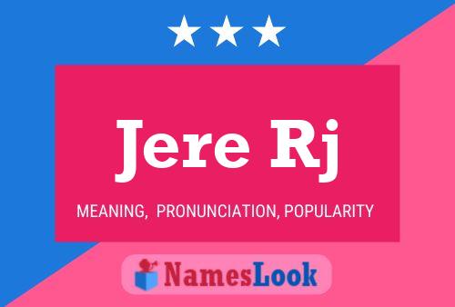 ملصق اسم Jere Rj