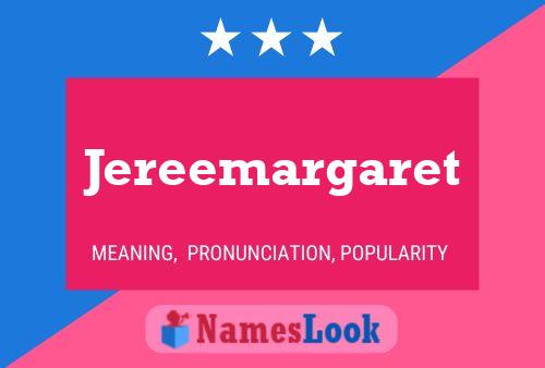 ملصق اسم Jereemargaret