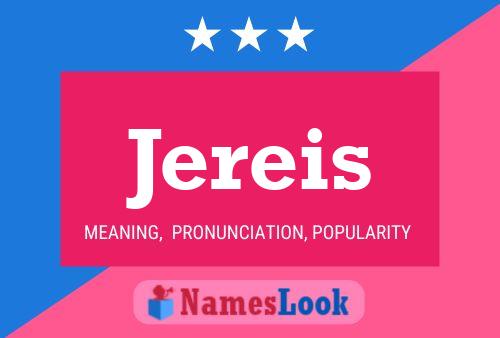 ملصق اسم Jereis