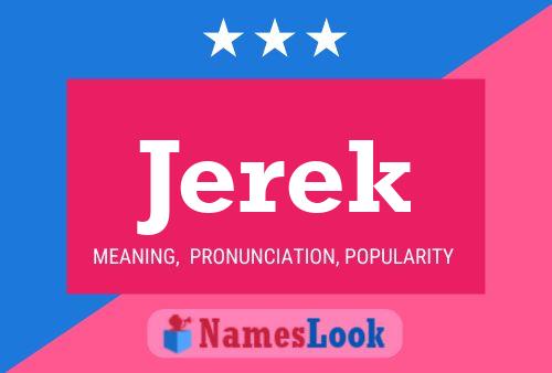 ملصق اسم Jerek