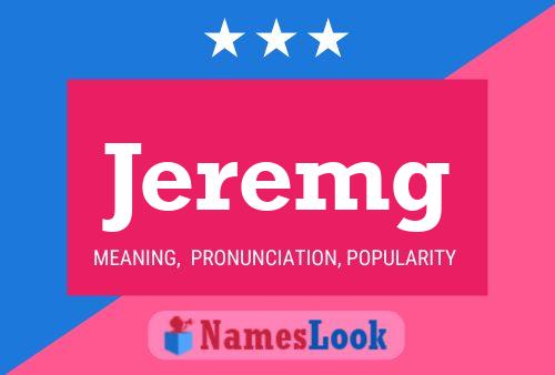 ملصق اسم Jeremg