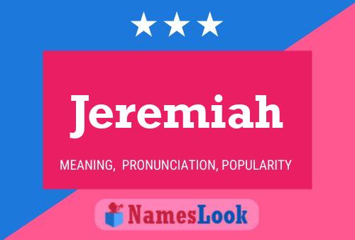 ملصق اسم Jeremiah