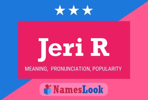 ملصق اسم Jeri R