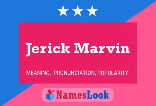 ملصق اسم Jerick Marvin