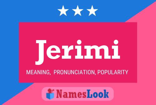 ملصق اسم Jerimi