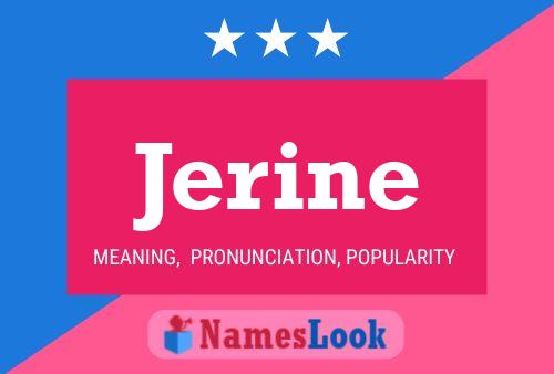 ملصق اسم Jerine