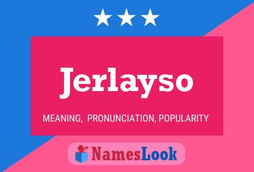 ملصق اسم Jerlayso